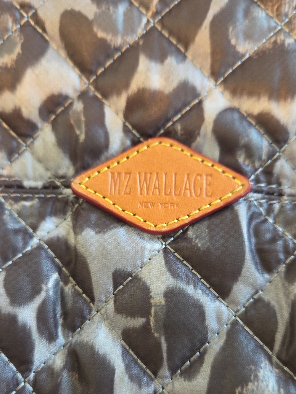 MZ Wallace Medium Metro Tote In Gray Leopard - Picture 7 of 8